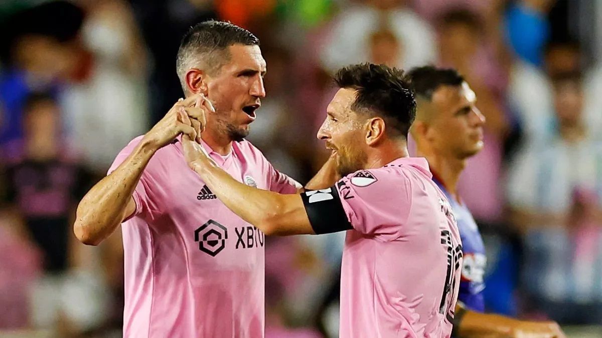 Сергій Кривцов та Ліонель Мессі в «Інтері»