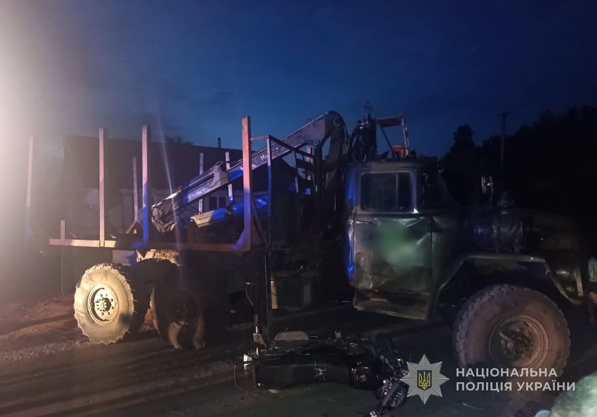 На Волині 20-річний мотоцикліст загинув після зіткнення з ЗІЛ 