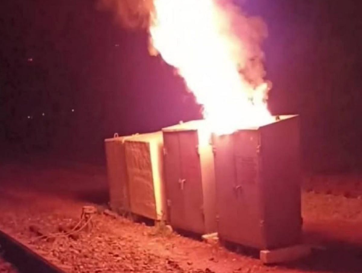 Партизани спалили релейну шафу на залізниці в окупованій Донеччині 