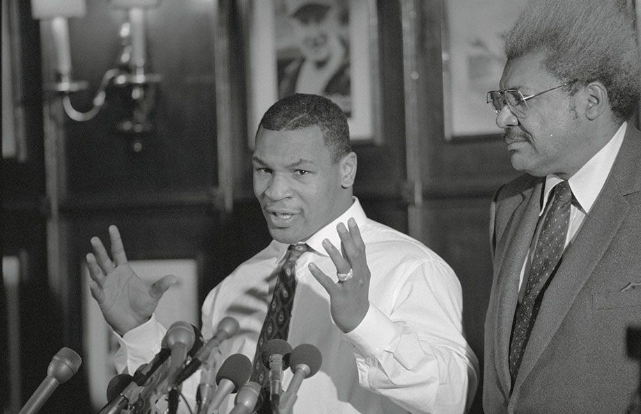 Майк Тайсон і Дон Кінг