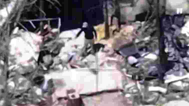 Військові показали кадри операції зі знищення позицій російських операторів БпЛА
