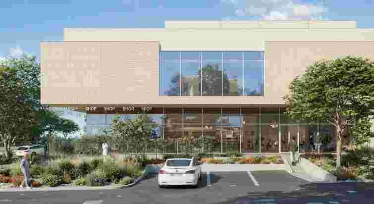 У центрі Оброшиного побудують торговий центр із супермаркетом і кафе