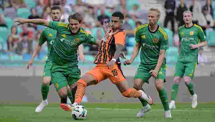 «Шахтар» розгромив фінський «Ільвес» у першому матчі кваліфікації Ліги Європи