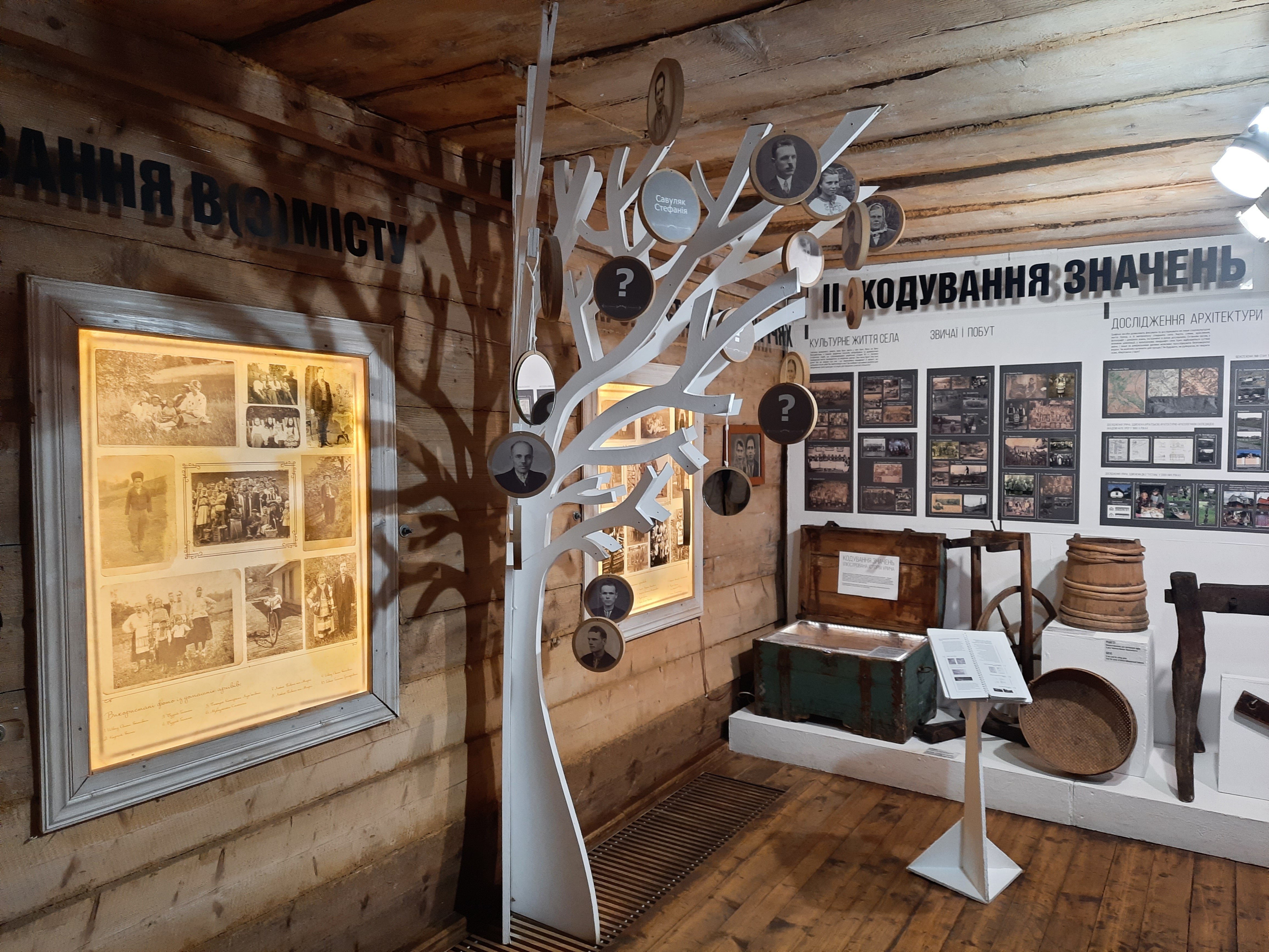 Родинне дерево зі світлинами мешканців Урича