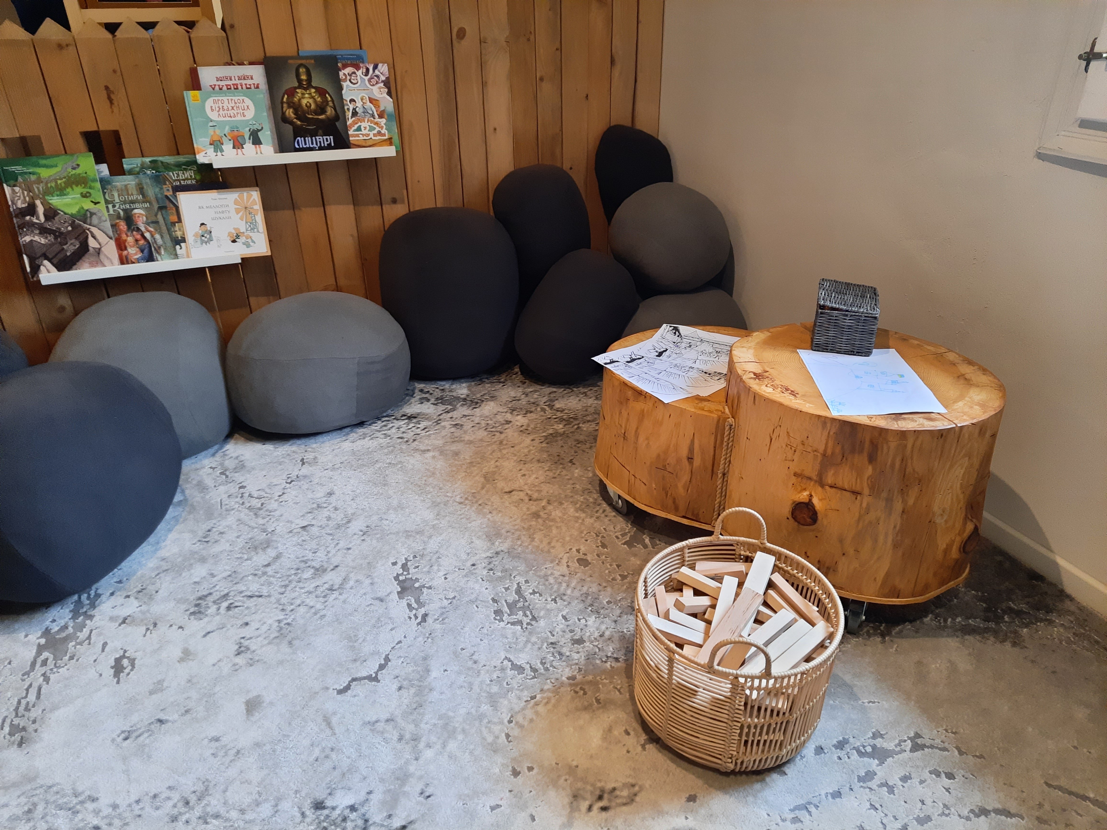 Дитячий простір у музеї Тустані