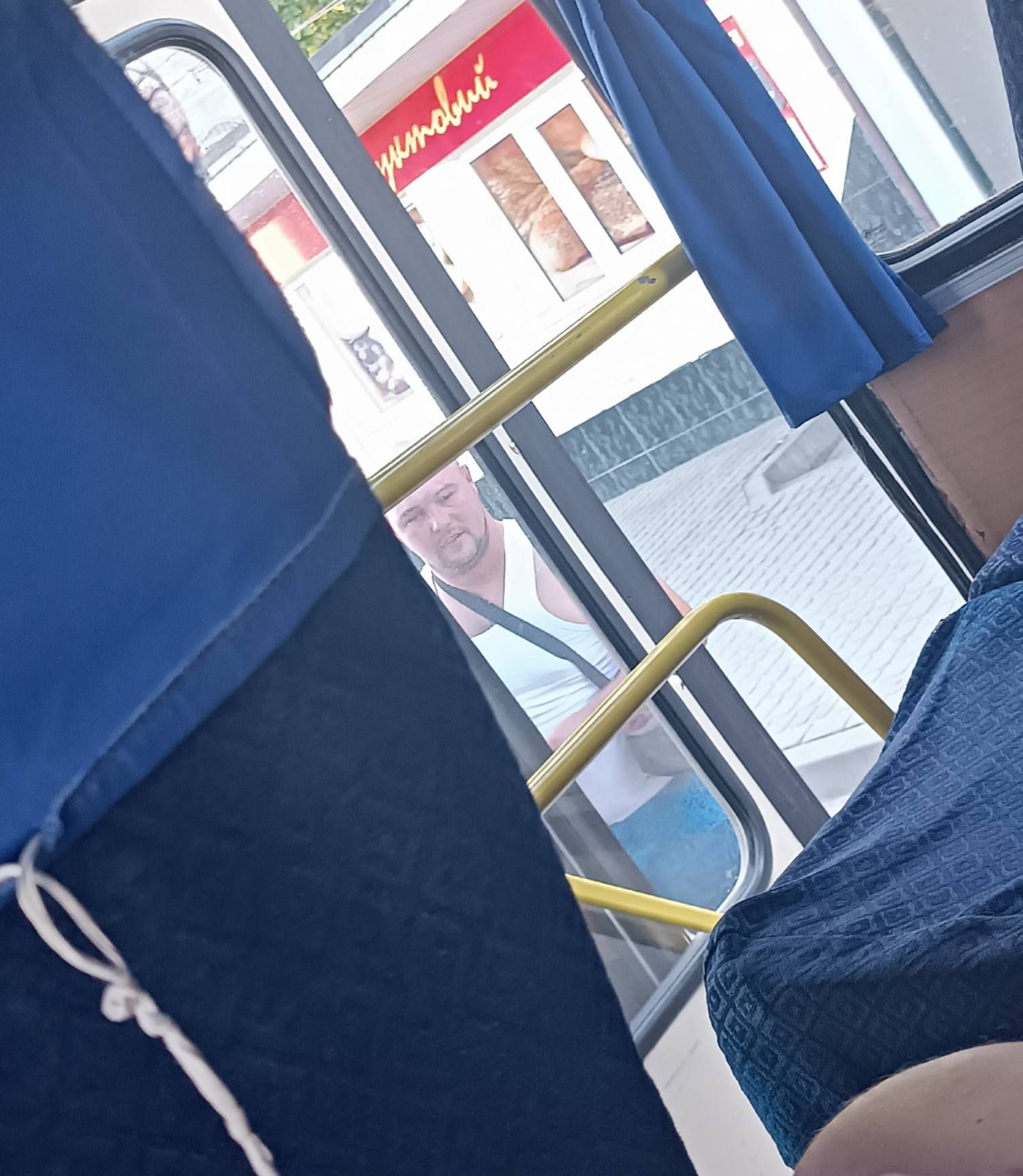 Причетний до інциденту водій залишився без роботи (фото Катерини Копанишин)