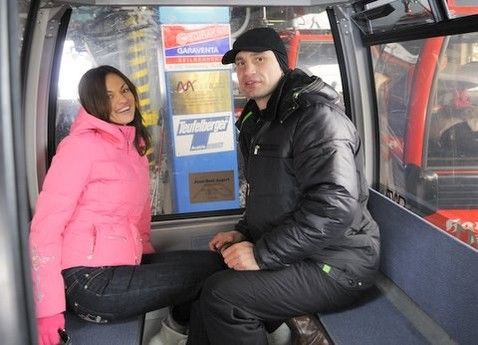 Зоряна Вишинська та Віталій Кличко