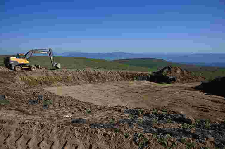 Держекоінспекція назвала законним будівництво фундаменту під ВЕС на Полонині Руна