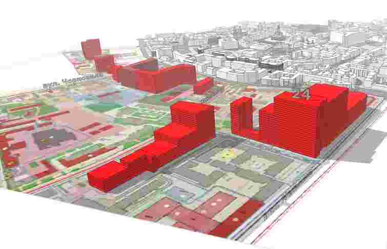 Центр Франківська забудують висотками