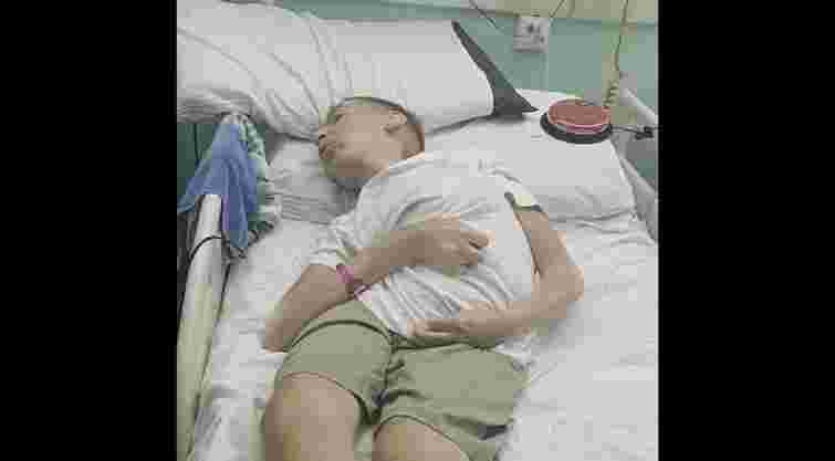 Назарій Гусаков записав відеозвернення з клініки у Мілані