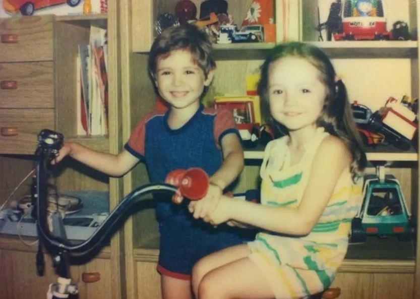 Ганна Безсонова з братом Олександром