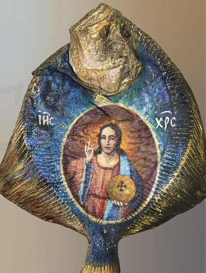 Сучасна чумацька ікона Оксани Оснач (фото Музею історії Києва)