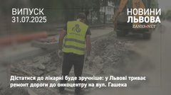 Капітальний ремонт дороги та тротуарів біля онкоцентру у Львові планують завершити до осені