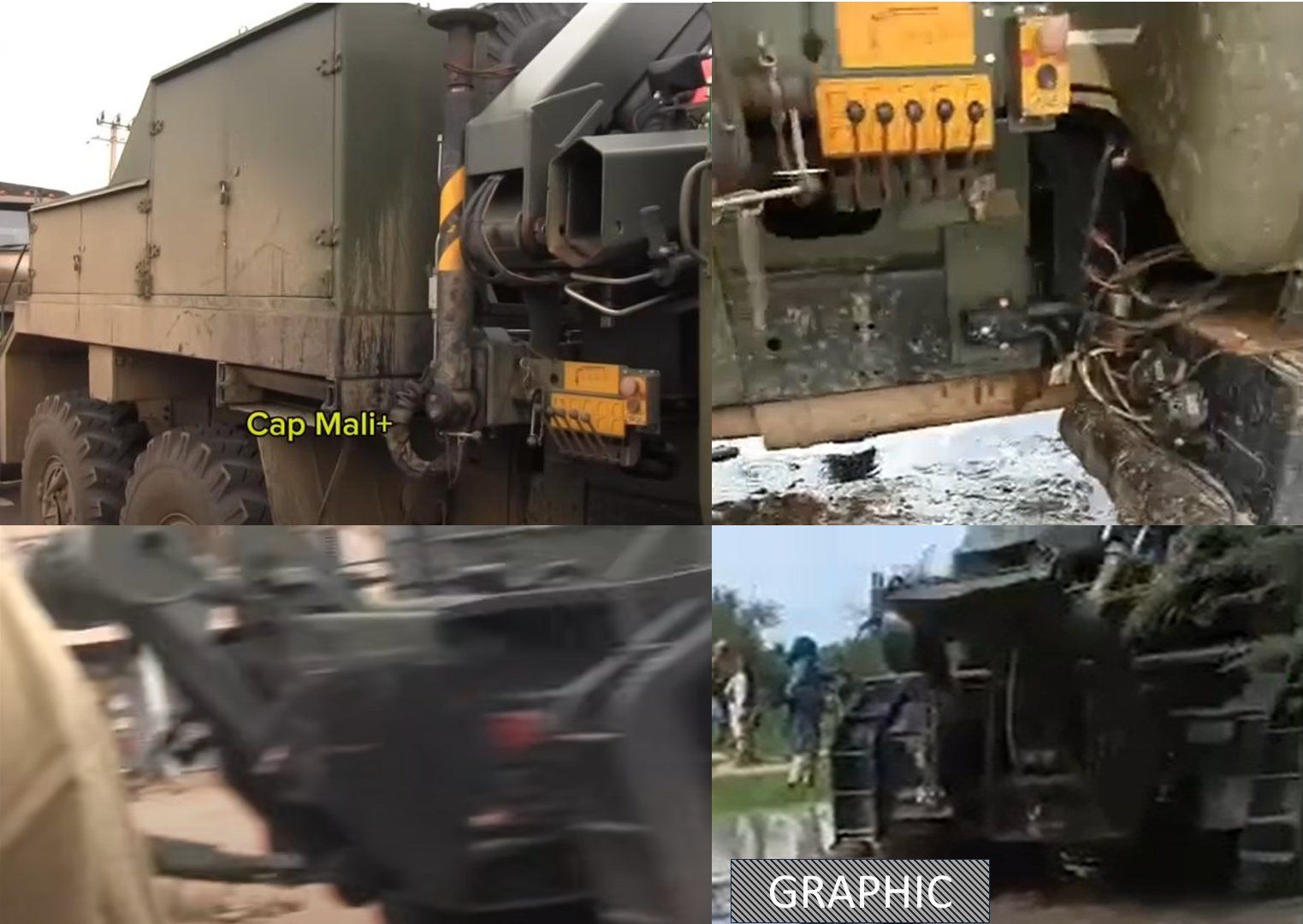 Пошкоджена техніка російських найманців