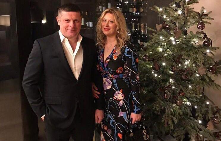 Олег Лужний з дружиною Юлією
