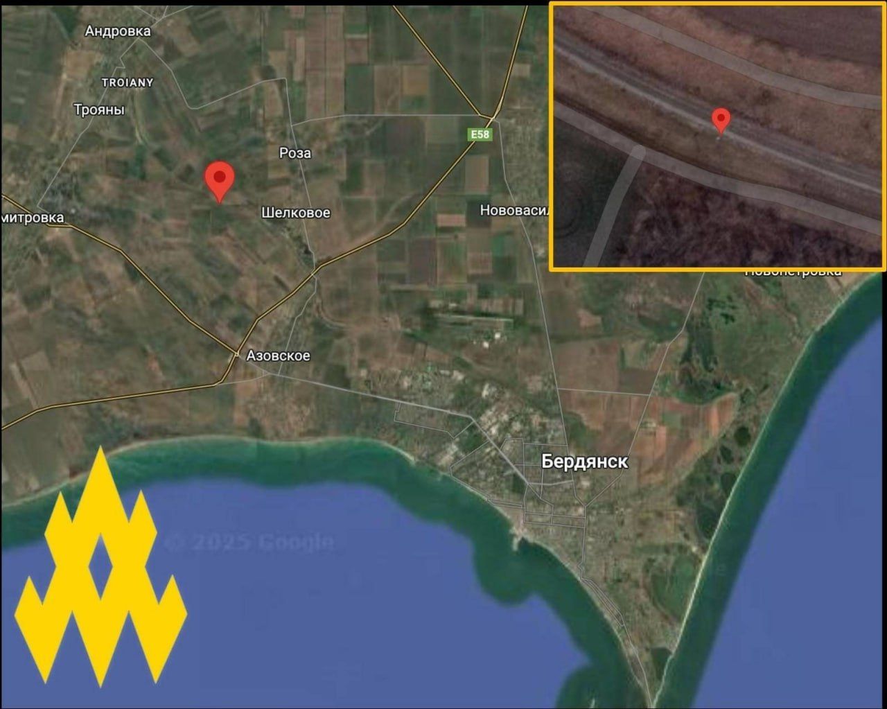 Location of the conducted sabotage dqxikeidqxidqqant