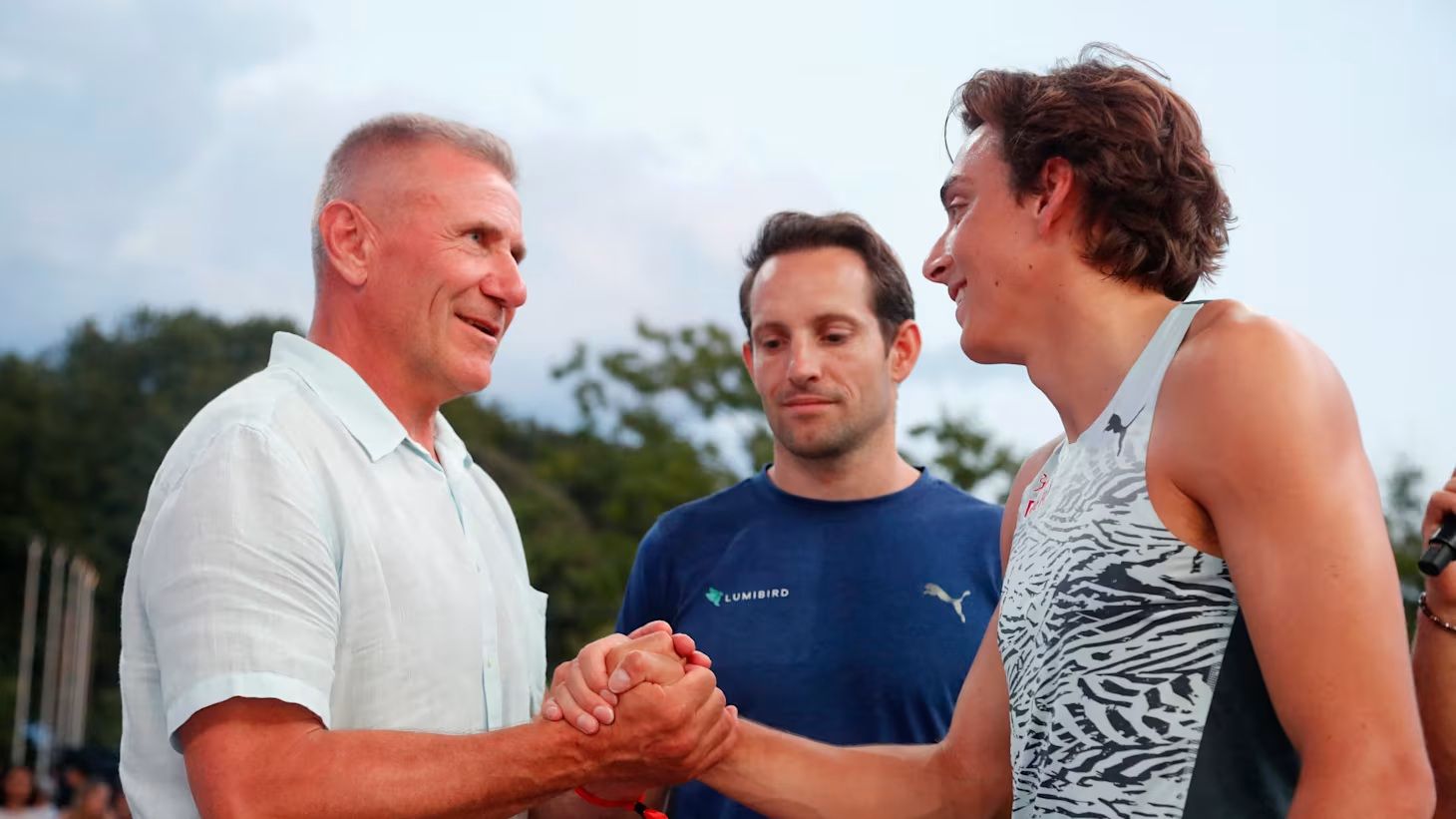 Siergiej Bubka, Renaud Lavillenie i Armand Duplantis