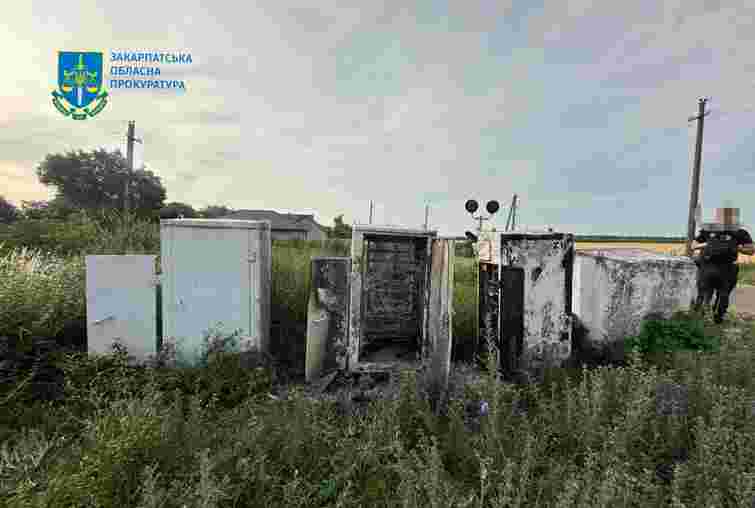 Закарпатець спалив дві релейні шафи «Укрзалізниці»