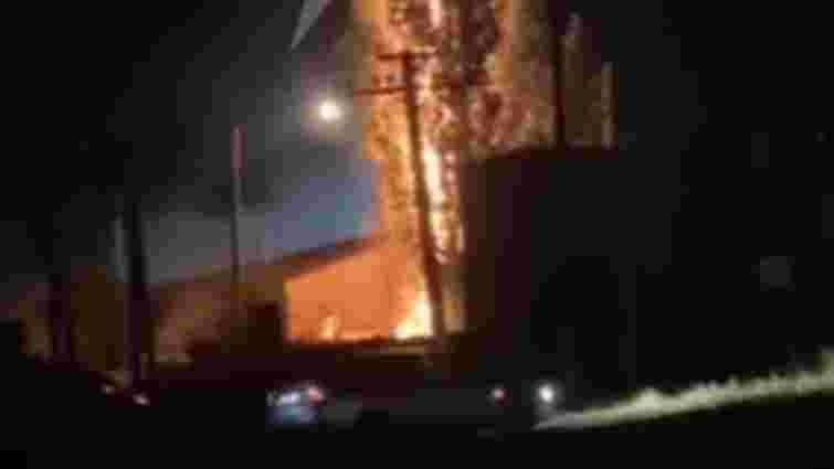 Внаслідок атаки БпЛА у Росії спалахнули пожежі на території залізниці та нафтобази