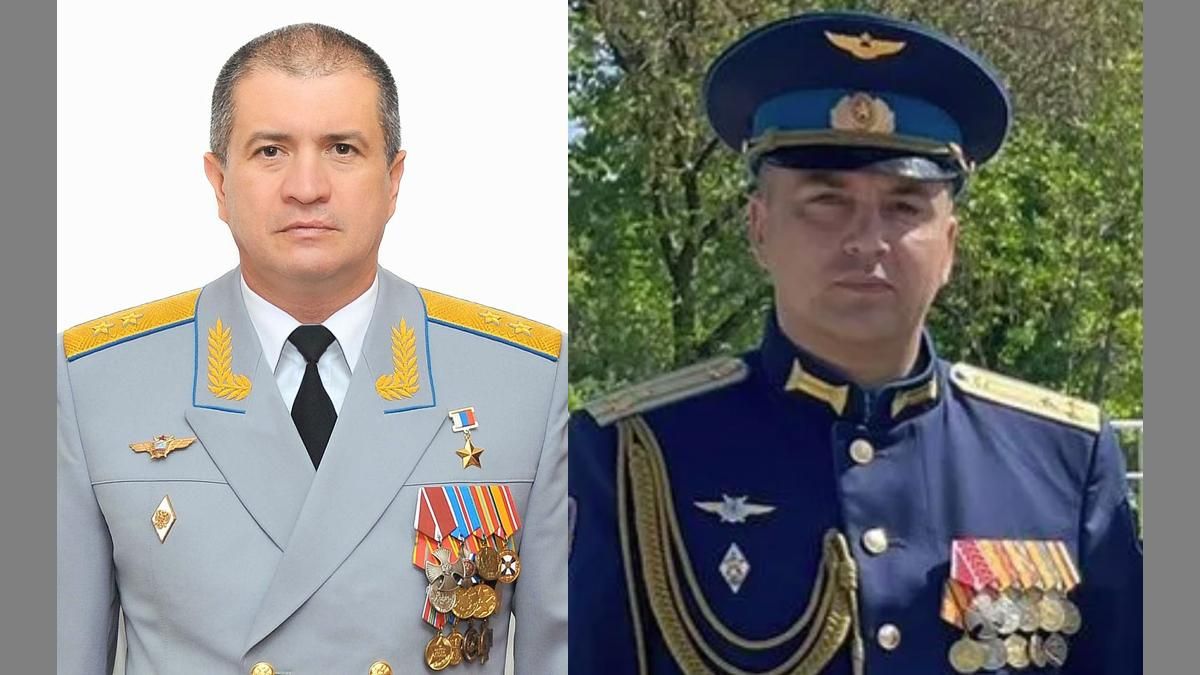 Російський генерал-лейтенанта Сєргей Кобилаш (ліворуч) та полковник Олєг Скітський (праворуч)