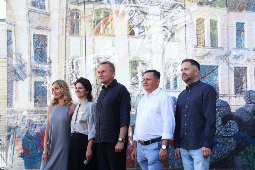 Відкриття мозаїки «Боривітер». Фото ZAXID.NET