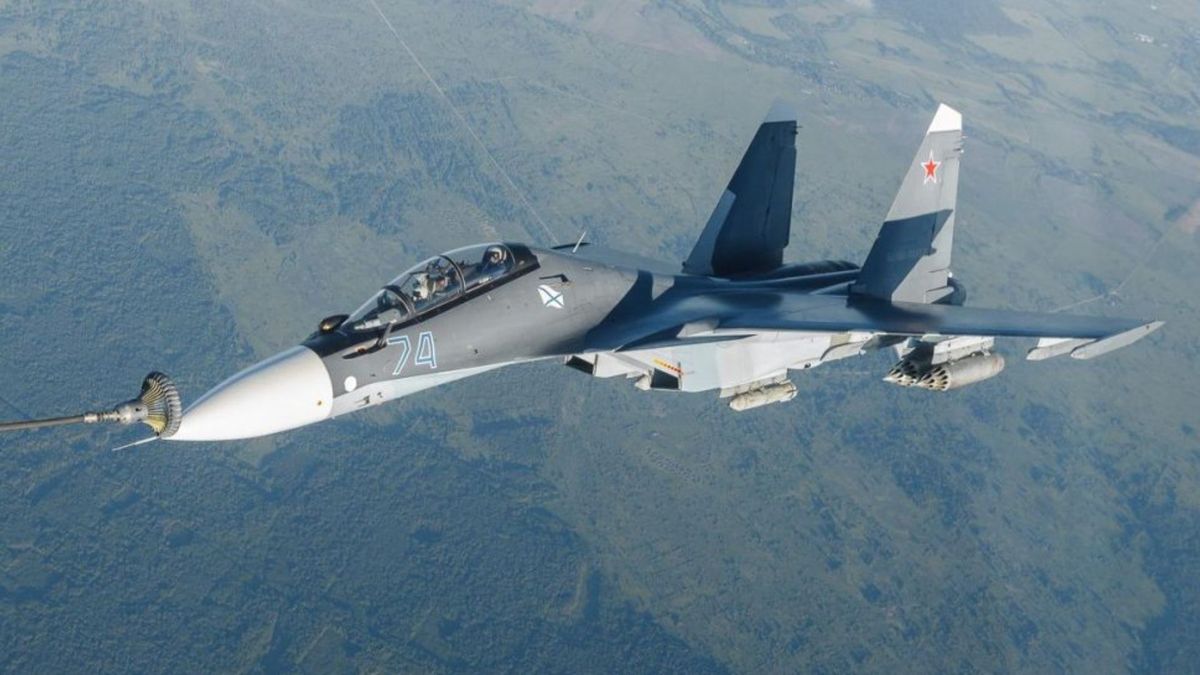 У районі острова Зміїний впав російський винищувач Су-30