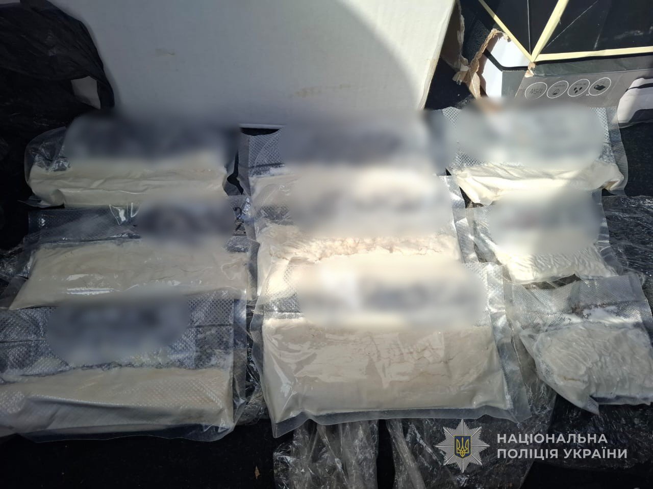 За місцями проживання та в автомобілях підозрюваних провели обшуки (фото поліції)