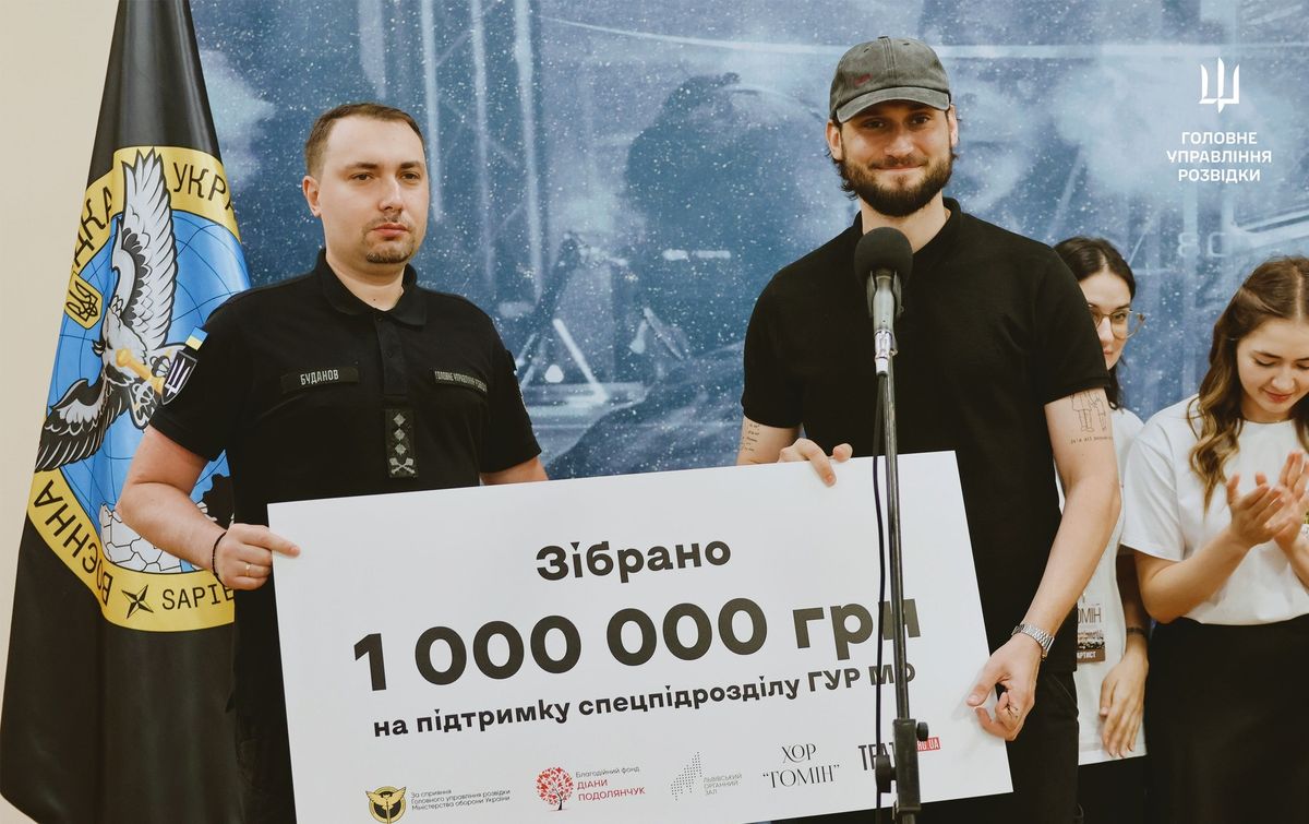 Львівський хор «Гомін» зібрав на концертах у Києві мільйон гривень для ГУР
