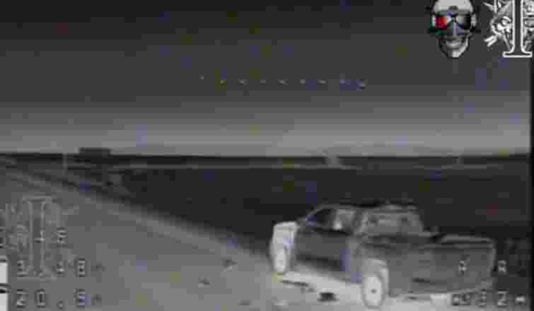 ССО показали відео удару по автомобілю російського генерал-лейтенанта на Курщині