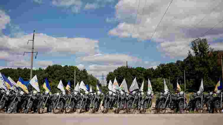 119 мотоциклів для ЗСУ: відбулася найбільша разова передача мототехніки