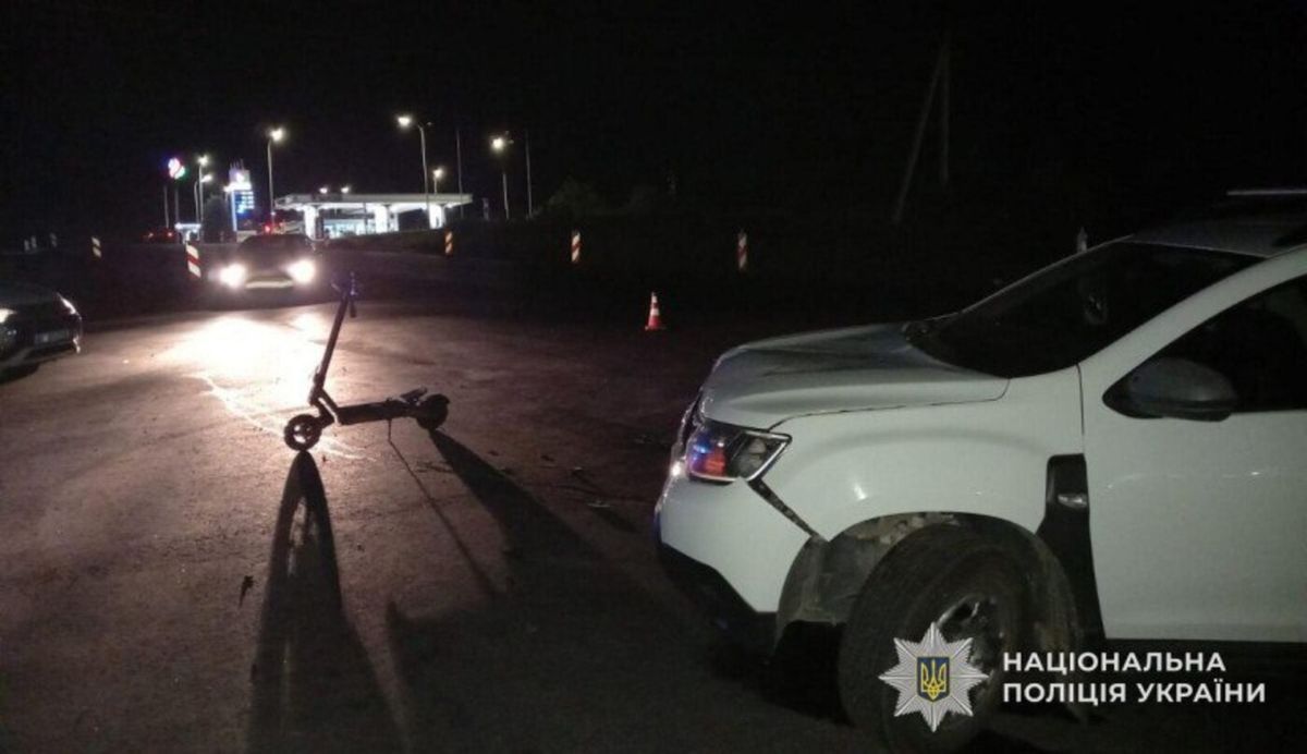 Двоє неповнолітніх на самокатах потрапили в ДТП на Львівщині