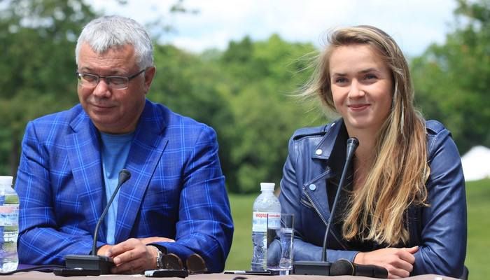 Юрій Сапронов та Еліна Світоліна