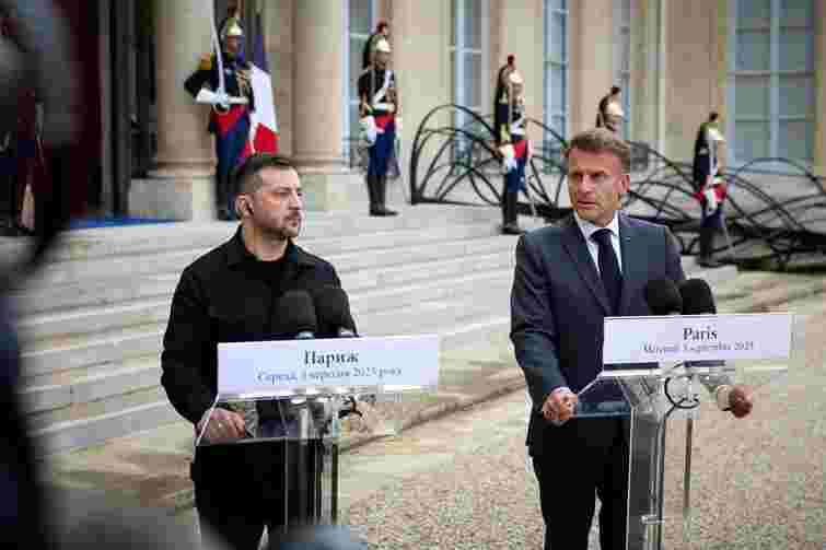 Макрон підтвердив намір Європи надати гарантії безпеки Україні у день підписання мирної угоди