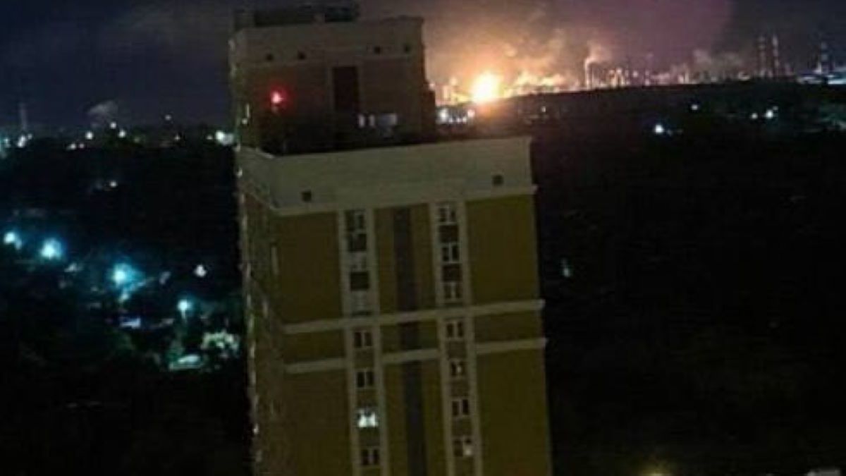 Фото Exilenova+, вибух на Рязанському НПЗ 5 вересня