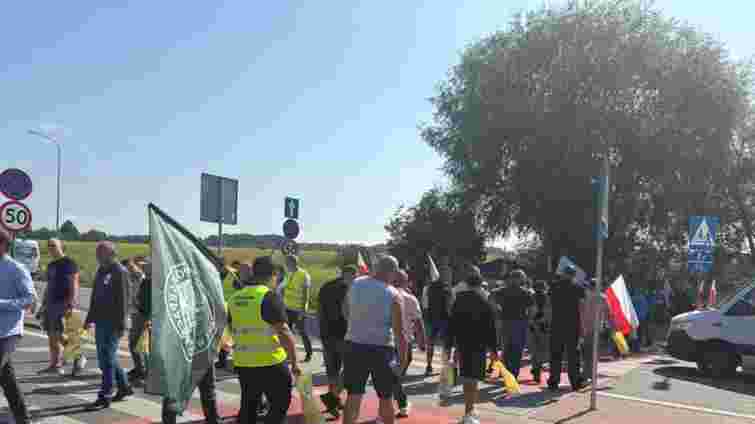 Польські фермери заблокували пункт пропуску на кордоні з Україною