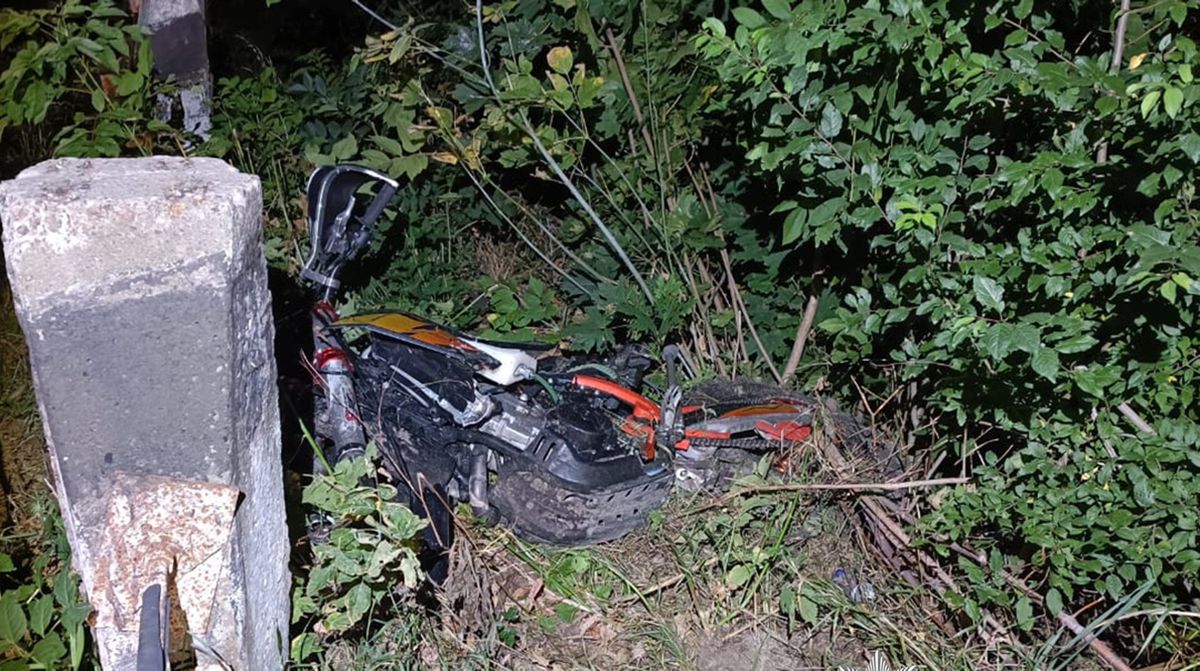 На Тернопільщині в ДТП важко травмувався 15-річний мотоцикліст