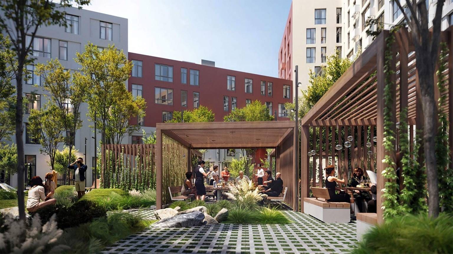 В ЖК Father буде унікальний баланс між приватністю і відкритістю до спілкування / Фото РІЕЛ