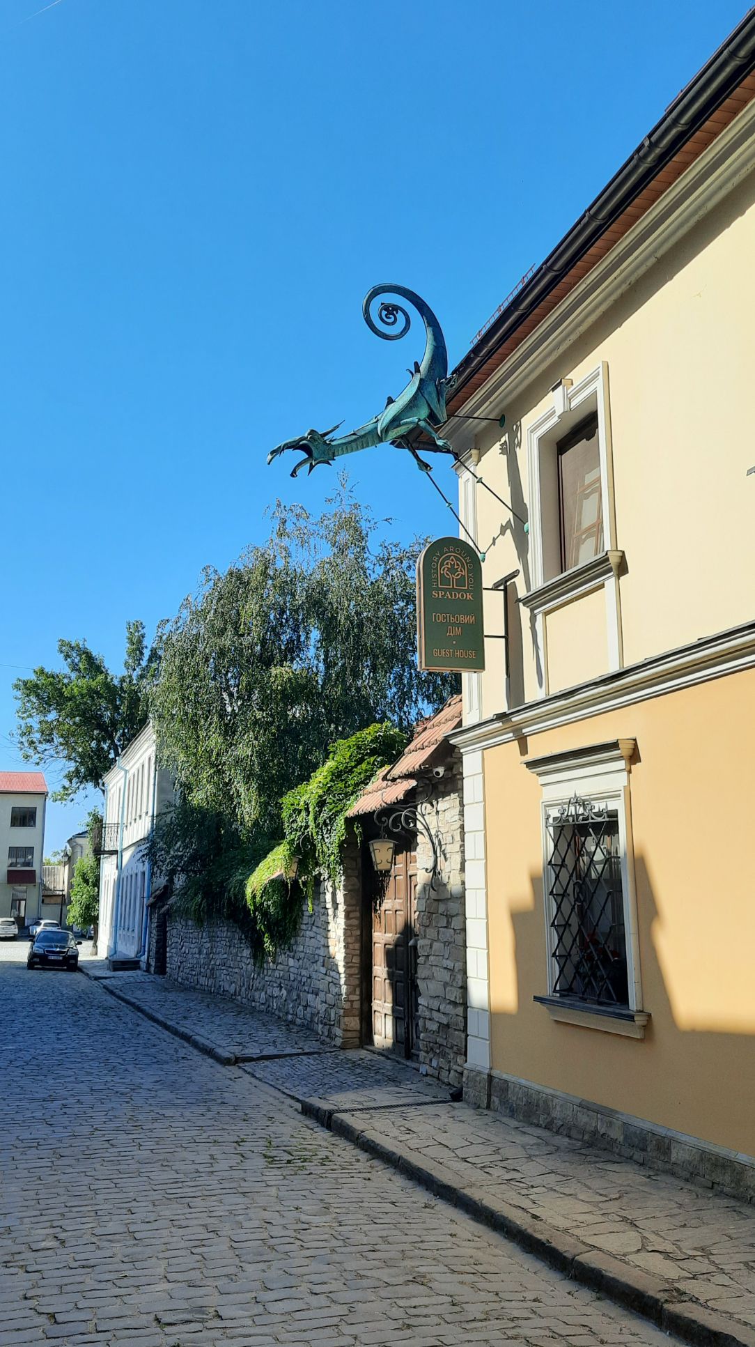 Дракон на вулицях Камʼянця (фото ZAXID.NET)