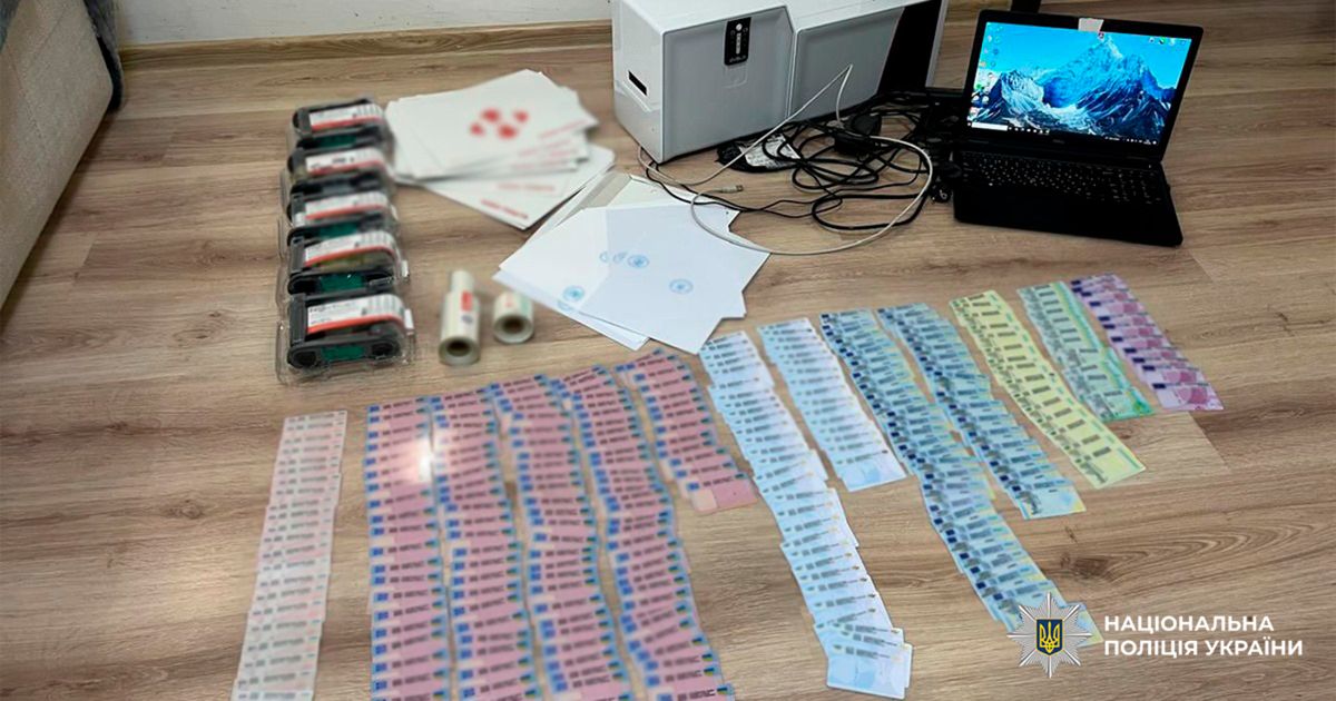Вдома у мешканця Хмельниччини викрили підпільну поліграфію фальшивих документів
