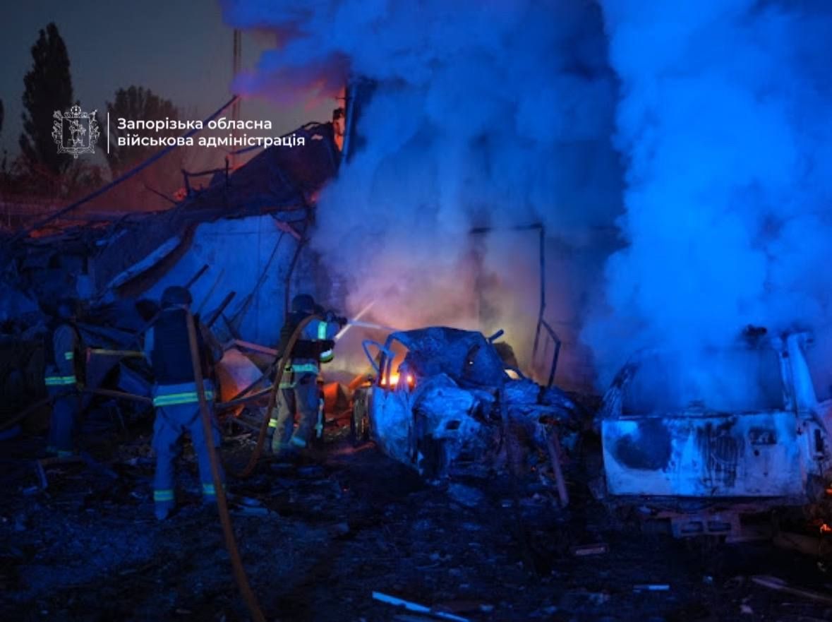 Фото Запорізької ОВА, наслідки російської атаки на Запоріжжя 22 вересня