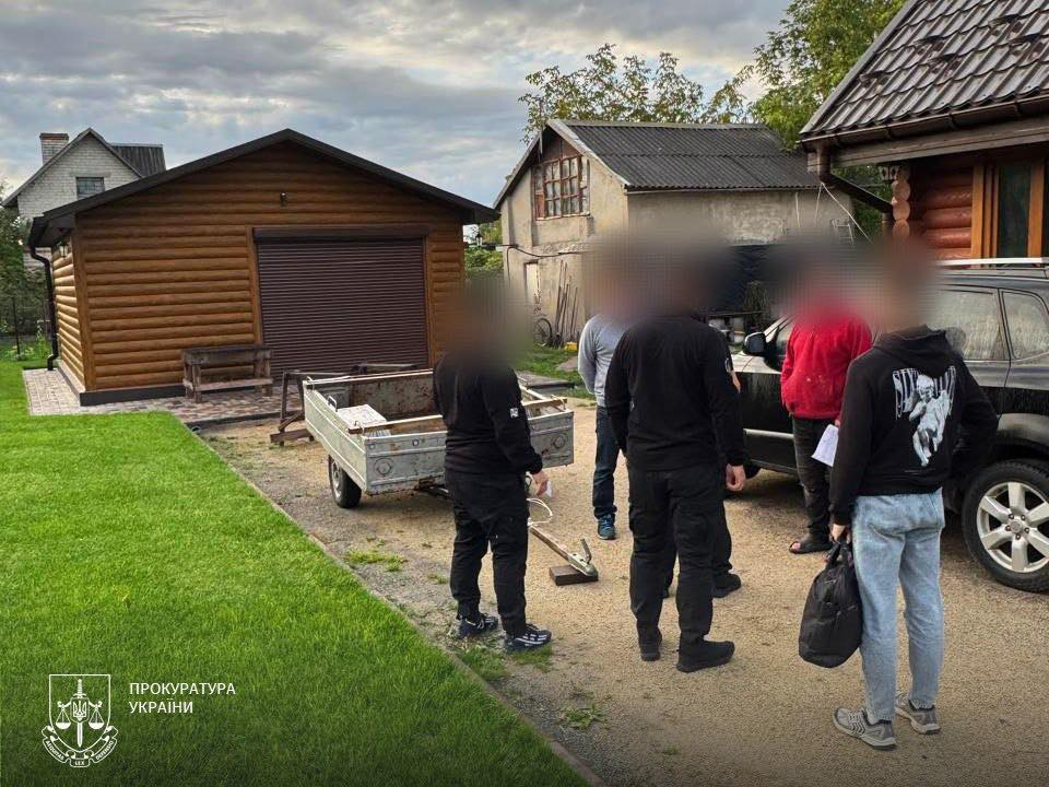 Будівництво відбувалося у Золочівському районі Львівської області (фото Офісу генпрокурора)