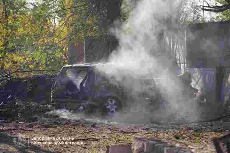 Росіяни завдали п'ять ударів по Запоріжжю, є загиблий та постраждалі 