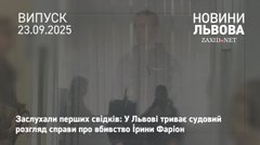 У суді заслухали перших свідків у справі вбивства Ірини Фаріон