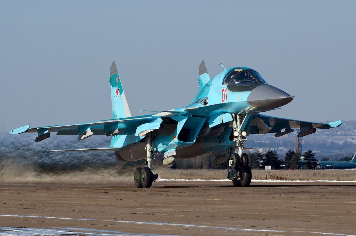 Сили оборони збили російський бомбардувальник Су-34, який атакував Запоріжжя