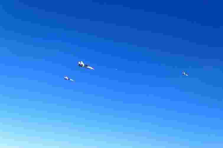 Угорські винищувачі перехопили п'ять російських військових літаків над Балтійським морем