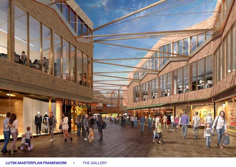 Проєкт можливої забудови Центрального ринку (фото Луцької міськради)