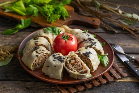 Мʼясний рулет у лаваші на кожен день. Рецепт дня