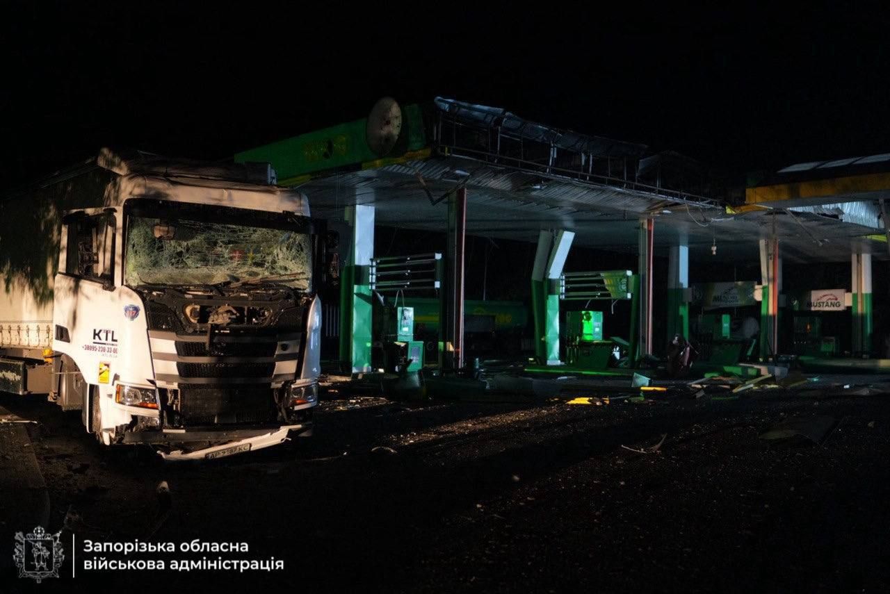 Наслідки російської атаки на Запоріжжя в ніч на 28 вересня