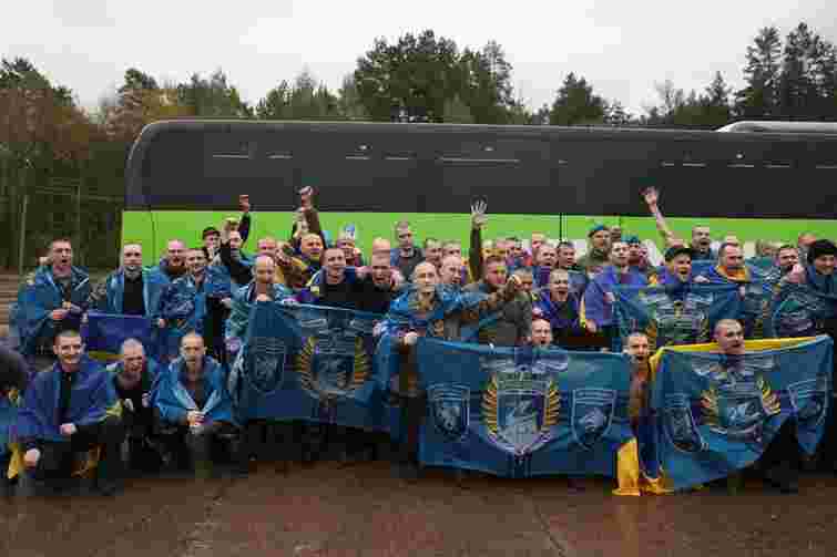 Україна повернула з російського полону ще 185 захисників та 20 цивільних