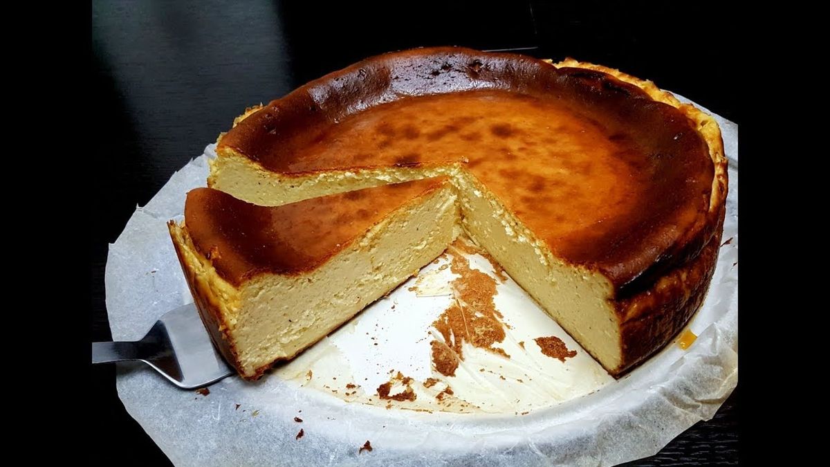 Баскський чизкейк без цукру. Рецепт дня